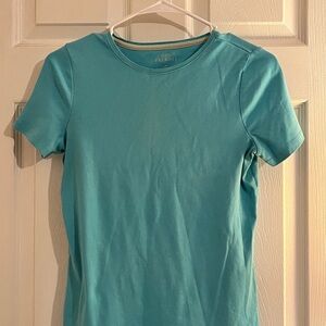 Talbots Aqua Short Sleeve Tee